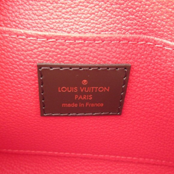 LOUIS VUITTON Pochette Cosmetic PM Pouch purse Damier canvas Brown Used - Picture 5 of 8